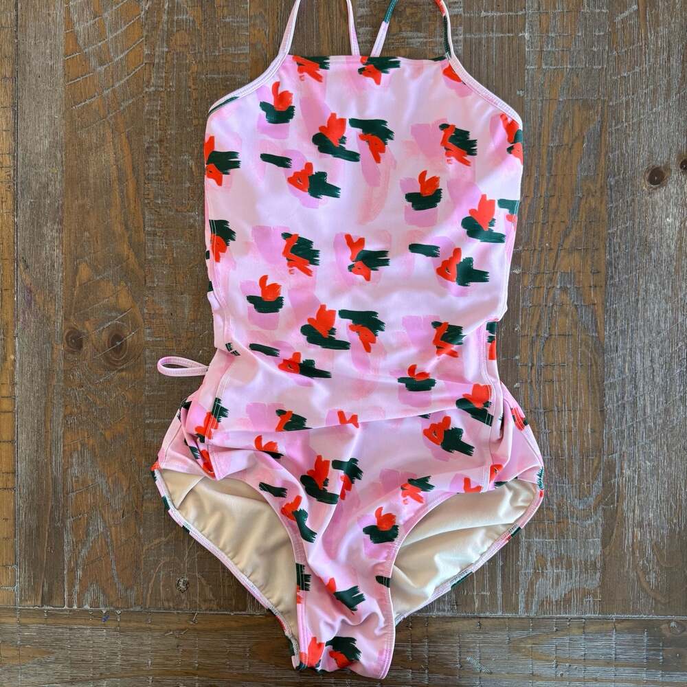 Albion Fit The Wave One Piece Swimsuit in Clementine, Size L - Picture 1 of 5
